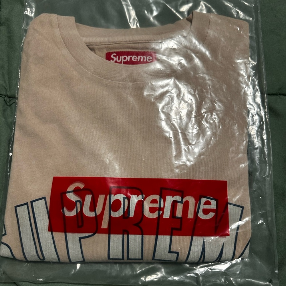 Supreme Tan Short Sleeve Tee - Picture 2 of 2